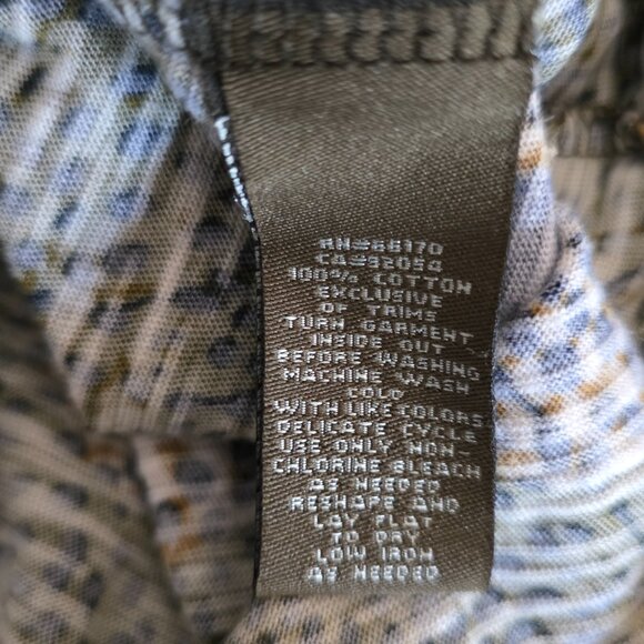 fei Anthropologie Top Tank Sleeveless African Tribal Abstract Macrame Size M S - Picture 8 of 8